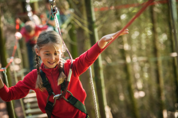 Birthday parties at Tree Surfers Junior course